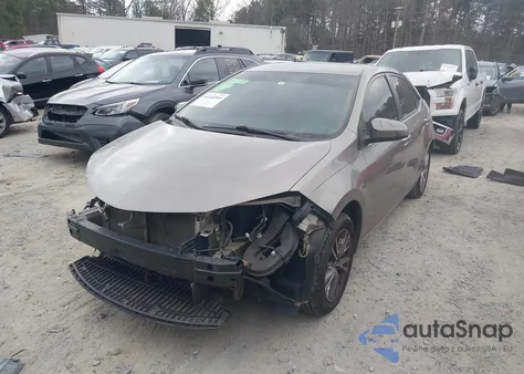 2015 Toyota Corolla Le Plus z USA, uszkodzony, nr VIN 5YFBURHE1FP190861